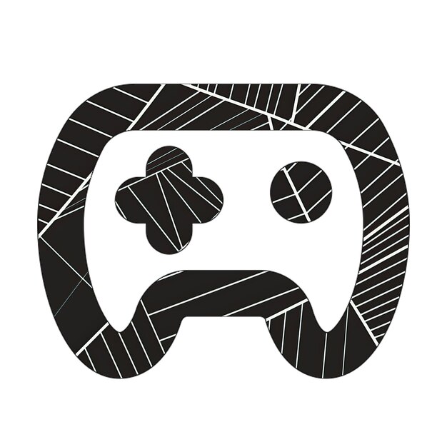 gamepad icon photo with abstract texture dark modern