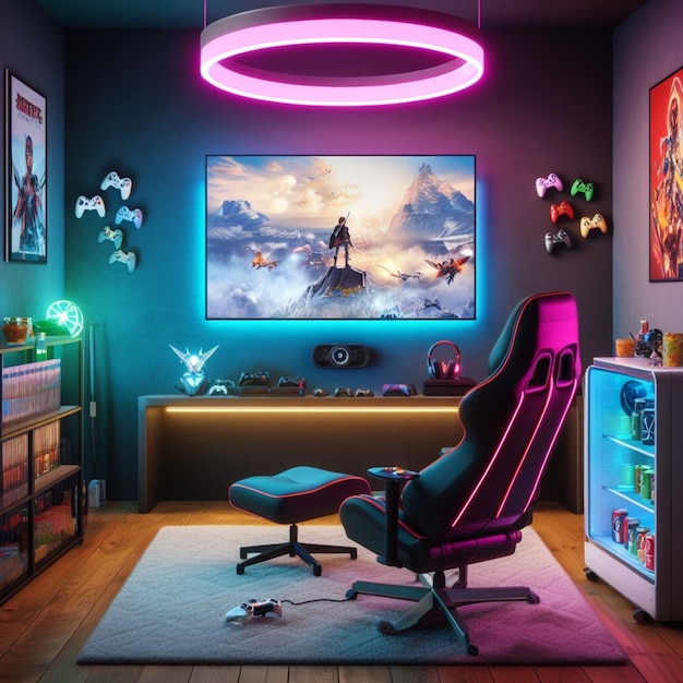 Photo gamer room