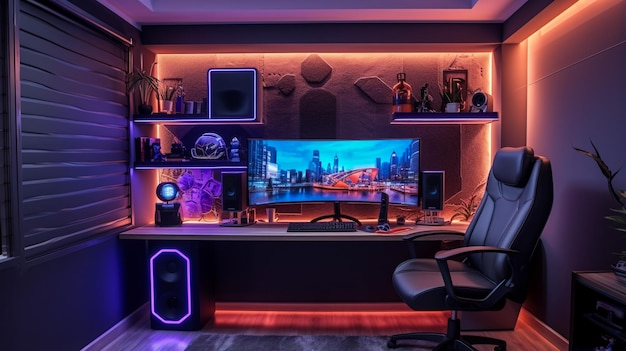 Best Gaming Setups  Video game room design, Game room design, Video game  room