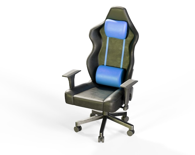 Gaming Chair Isolated 3D rendering