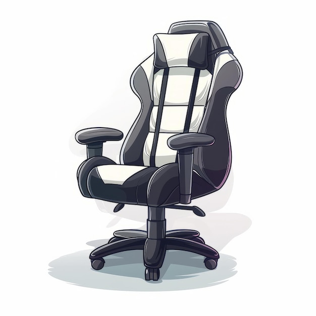 Gaming Chair isolated on White Background
