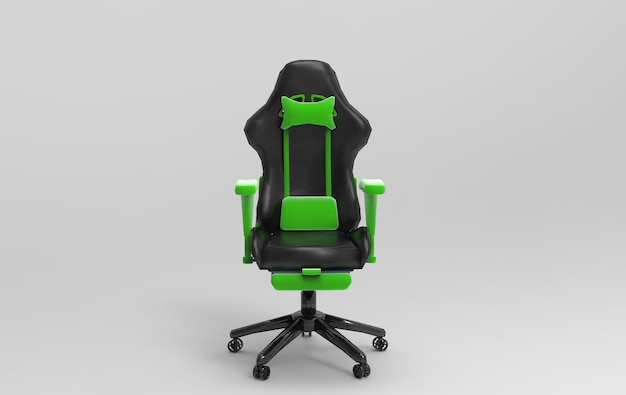 Gaming chair with white background