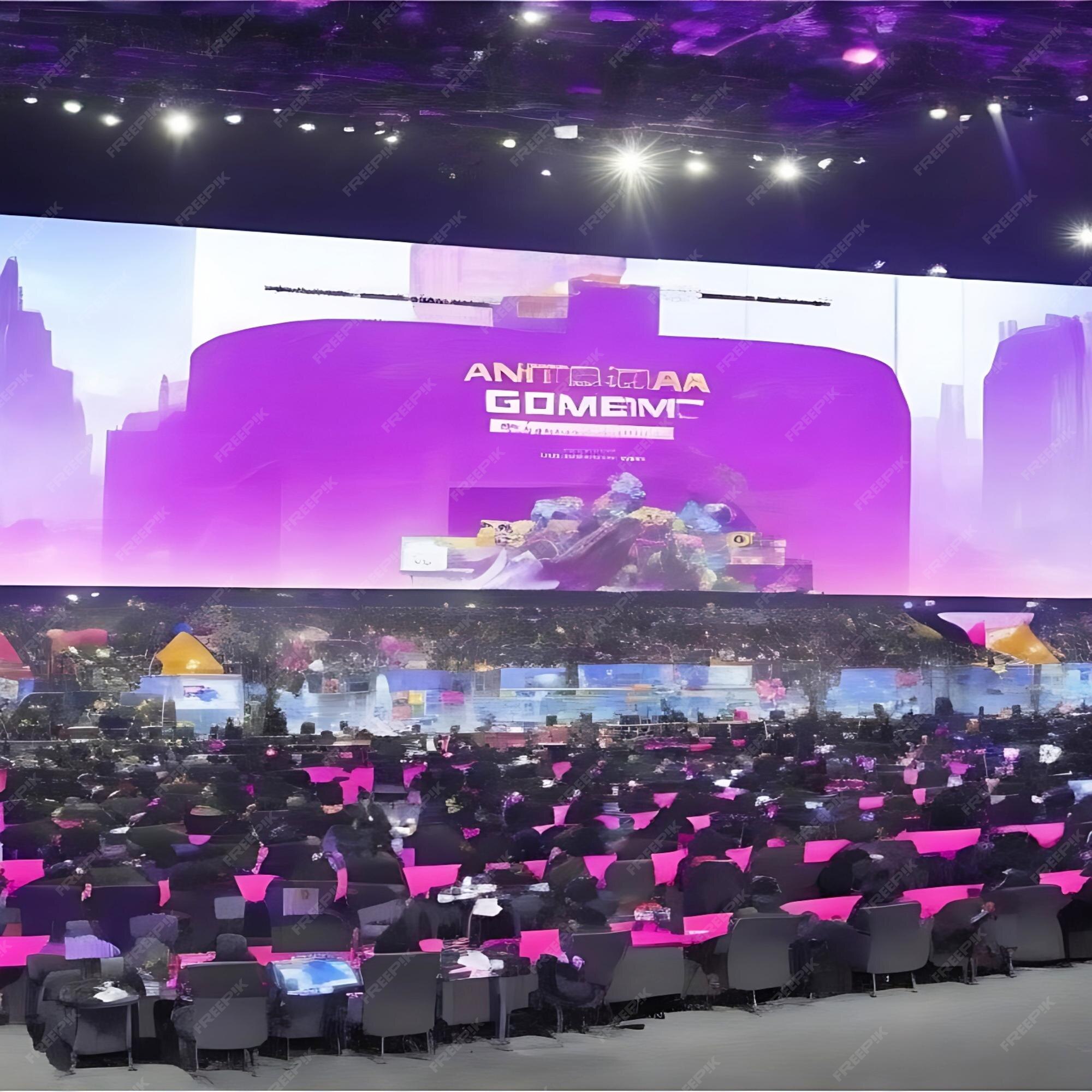 Premium AI Image Gaming conference hall