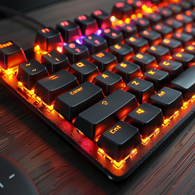 Gaming Keyboard Customizable Background