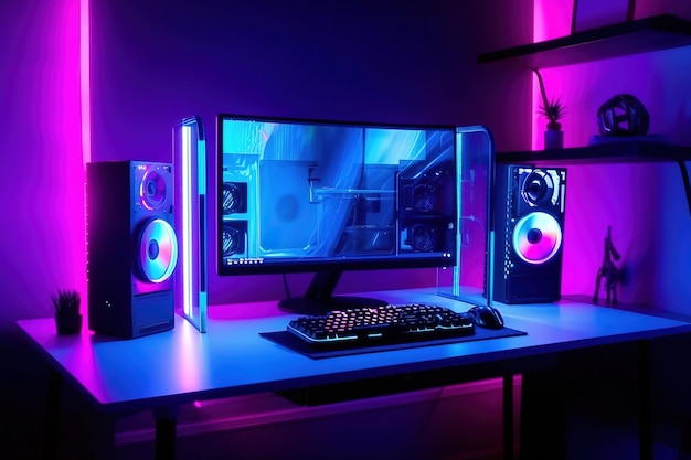 Pc Gaming Setup Images – Browse 3,123 Stock Photos, Vectors, and, gaming  setup 