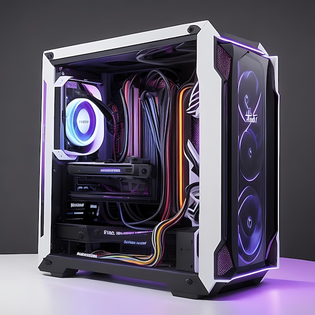 Photo gaming pc in teile zersgen ai