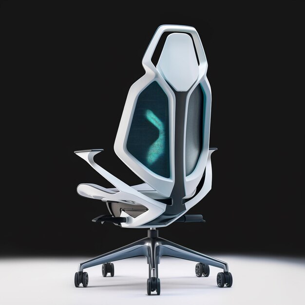 Photo gaming racing chair 3d futuristic photo