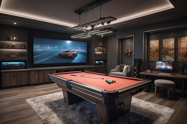 gaming rooms adaptability with shots of convertible furniture