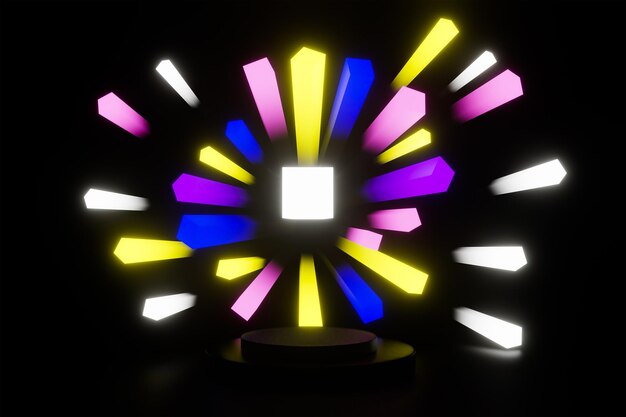 Gaming-style 3D backlight, color play can be used in games.