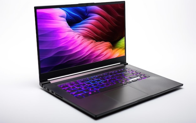 Gaminglaptop met oogverblindende RGB-achtergrondverlichting voor ultieme gaming-sfeer