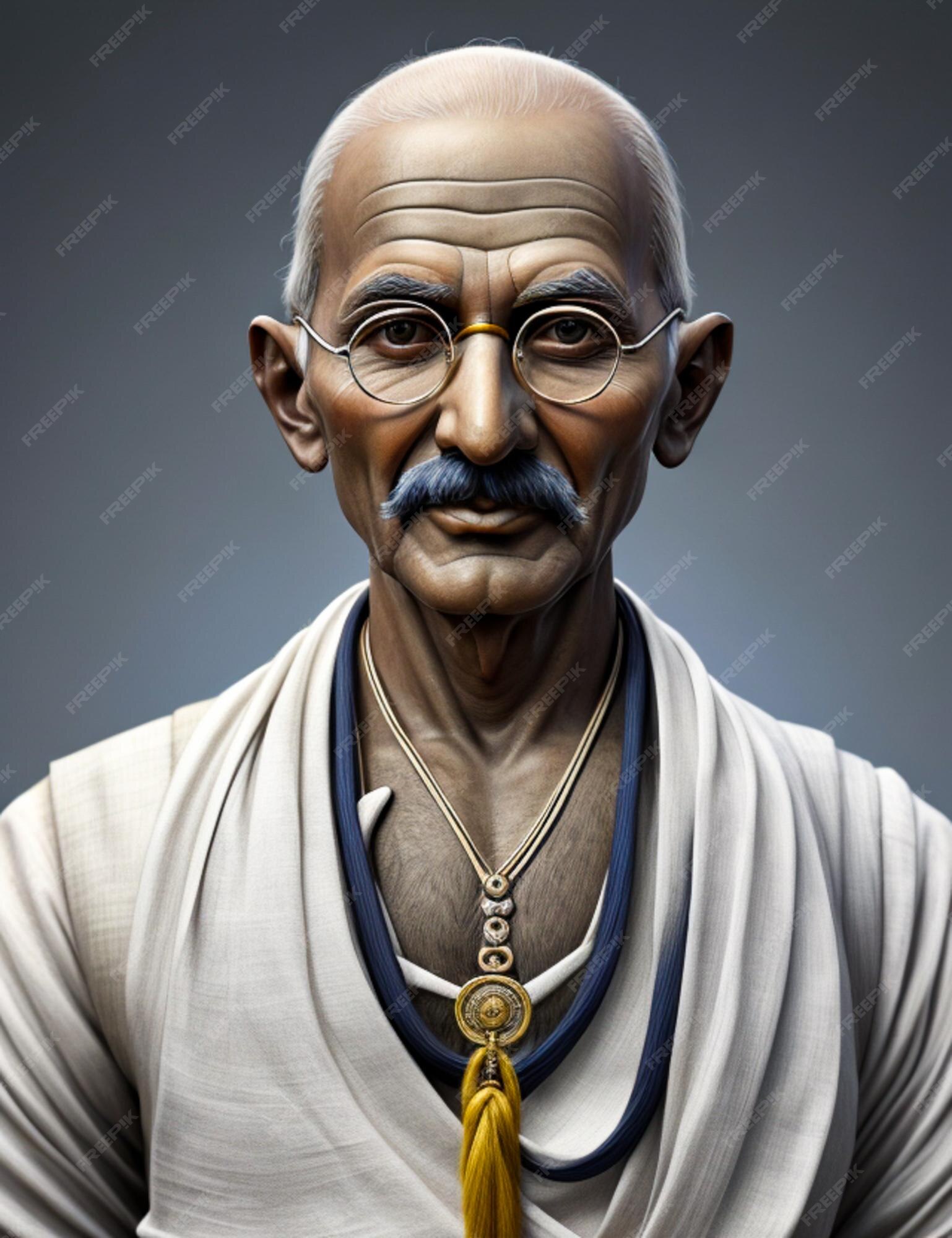 Premium Photo | Gandhi Jayanti Commemoration of Tribute to Mahatma ...