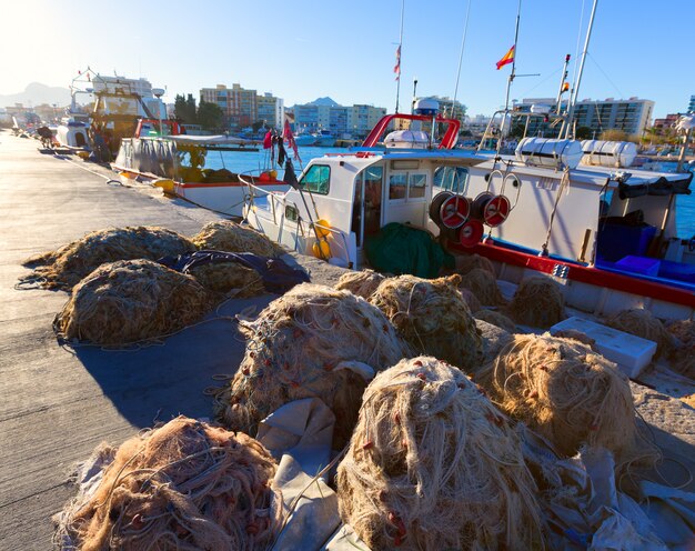 Gandiahaven puerto Valencia in Mediterraan Spanje