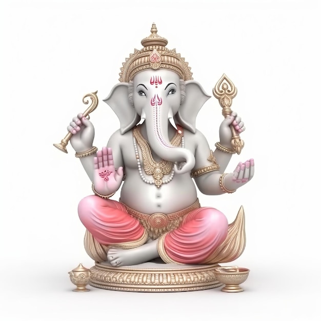 Ganesha Chaturthi Ganesha illustration Generative ai