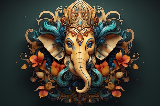 Ganesha ganpati painting