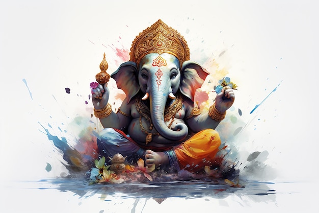 Ganesha ganpati painting