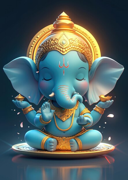 Foto ganesha illustratie