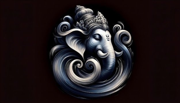 Ganesha-illustratie