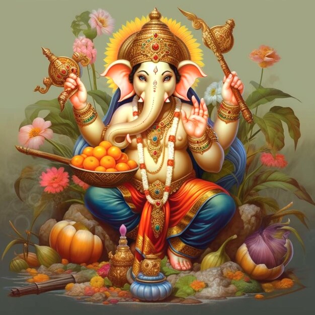 Ganesha image in a photograph