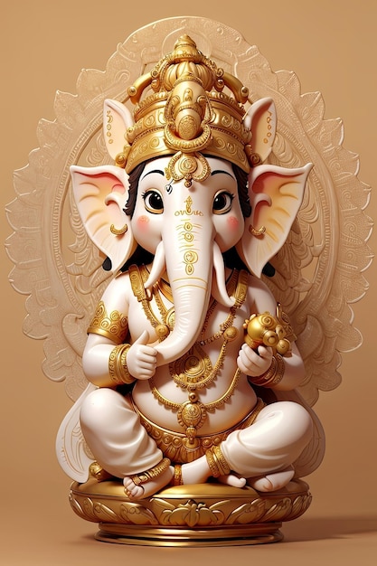 Ganesha Lord Ganesha Hindoeïstische godheid Olifant God Ganesha Idool Ganesha Standbeeld Ganesha Kunst Ganesha