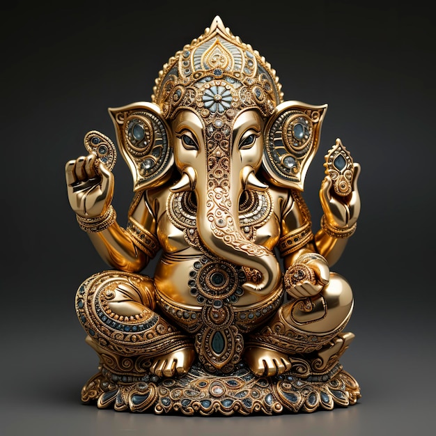 Photo ganesha statue 3d