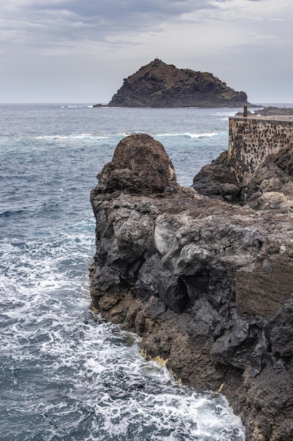 Garachico coast Tenerife Canary Islands Spain