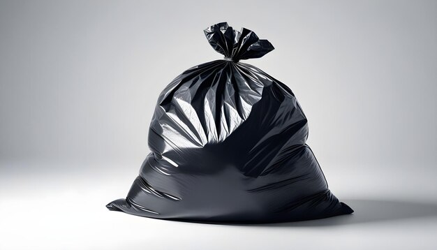 Photo garbage bag isolated on a white background