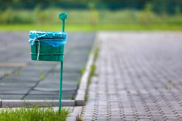 Garbage bin outdoor