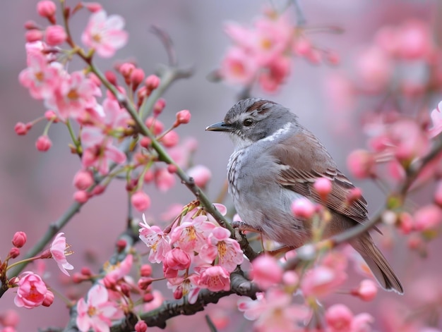 庭の花は青い空の上に 紫の花をかせます