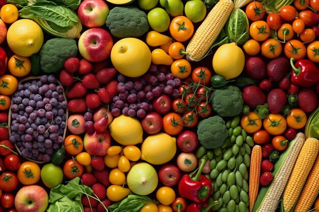 Photo garden bounty an appetizing medley of fresh vegetables