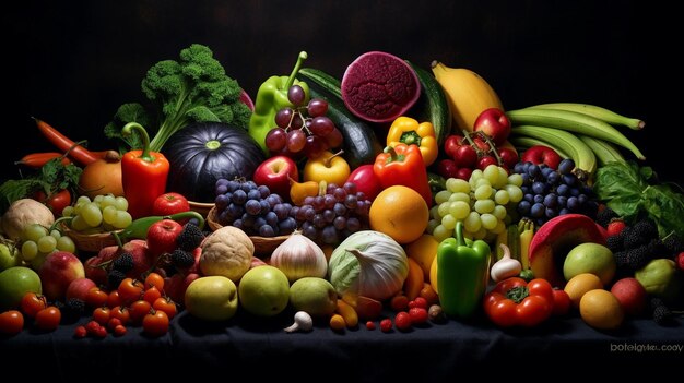 Garden Bounty An Appetizing Medley of Fresh Vegetables