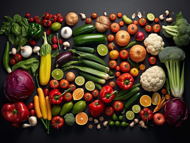 Garden Bounty An Appetizing Medley of Fresh Vegetables