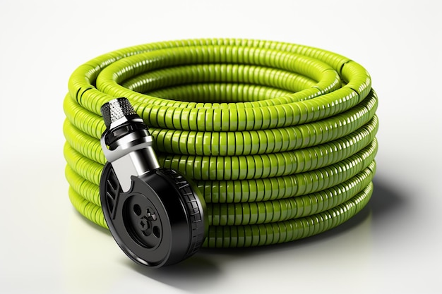 Garden Hose on white background