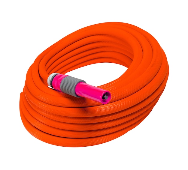 Garden hose with nozzle