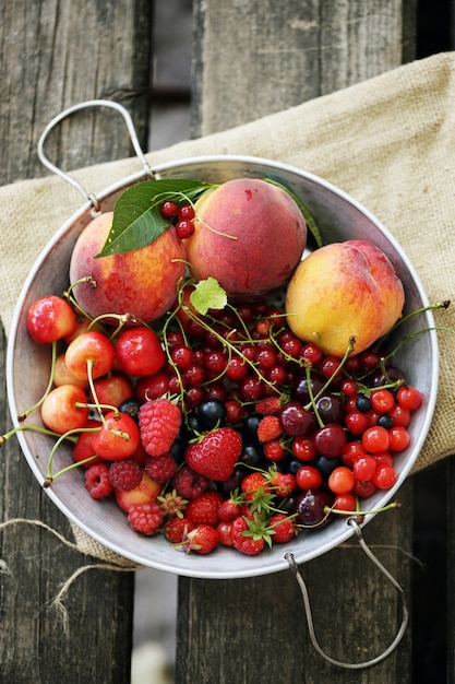 Garden organic berries