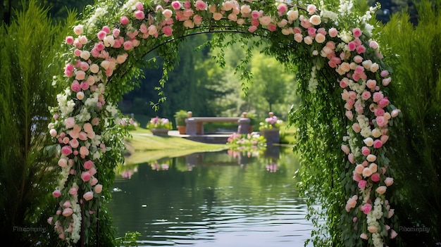 Garden Wedding Ceremony Arch