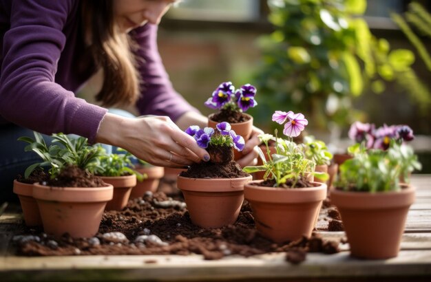 Gardening Enthusiast at Work