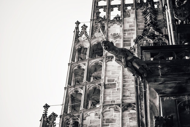 Gargoyle On St Vitus Cathedral Prague Czech Republic