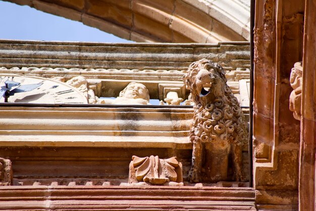 Gargoyles on the facade of the Cathedral of Astorga