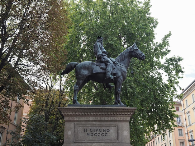 Garibaldi monument in Bologna