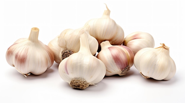 Garlic cloves clipping path