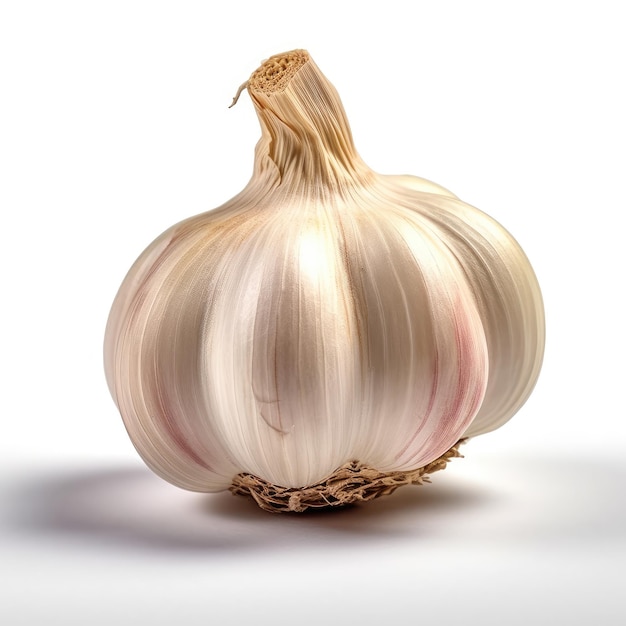 Garlic Isolated on White Background