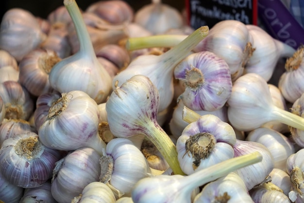 Garlic at the market