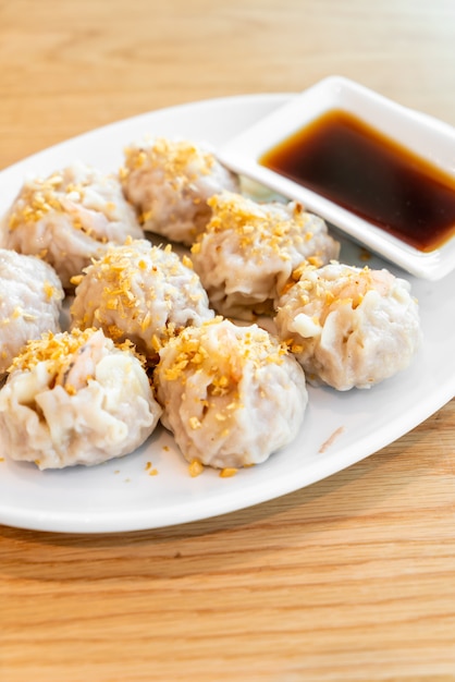 Garnalen dumplings dim sum