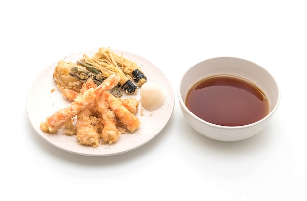 Garnalen tempura (gefrituurde garnalen)