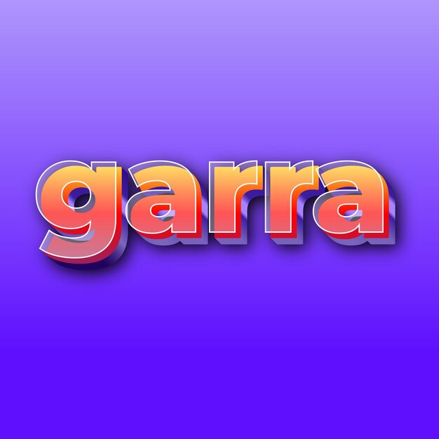 Garratext effect jpg gradient purple background card photo