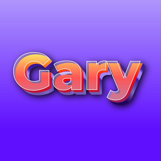 GaryText effect JPG gradient purple background card photo