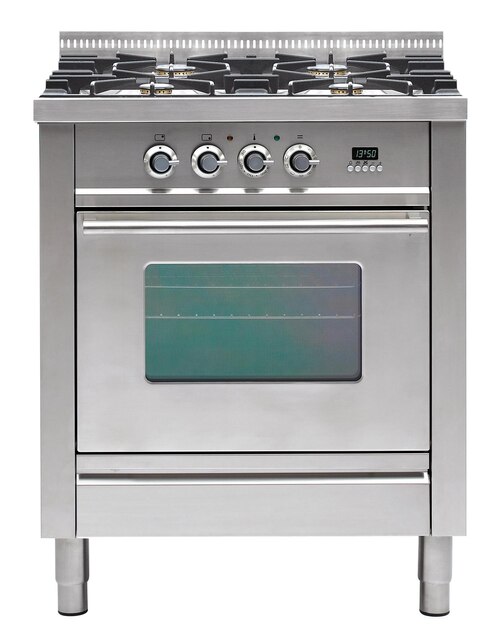 Gas cooker over the white background