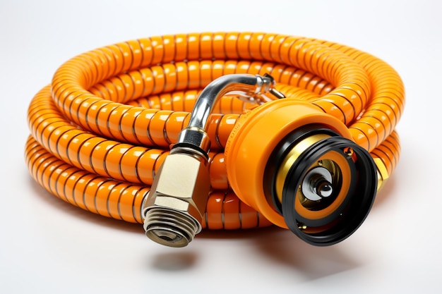 Gas Cutting Hose Pipe on white background