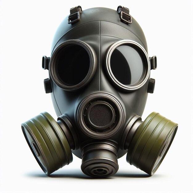 Photo gas mask on a white background