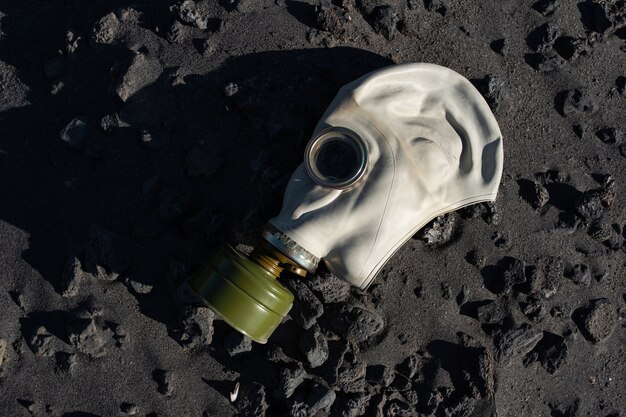 A gas mask